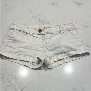 American Eagle Outfitters White Jean Shorts